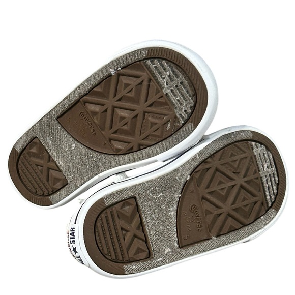 Converse Lace Up Chuck Taylor All Star Infant Toddler Low Tops Shoes Size 5 - Picture 7 of 7